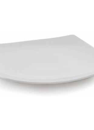 Shallow Square Porcelain Plate 16 cm