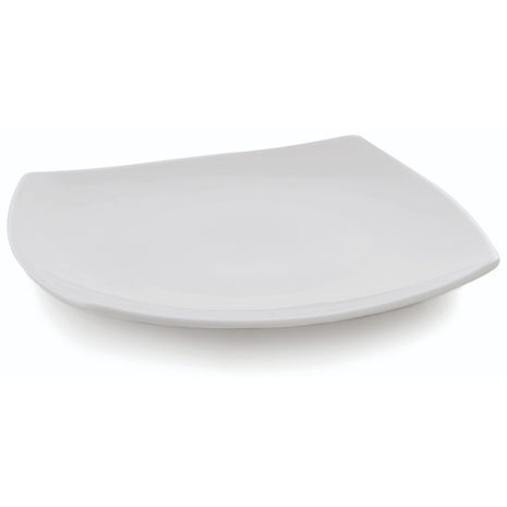 Shallow Square Porcelain Plate 16 cm