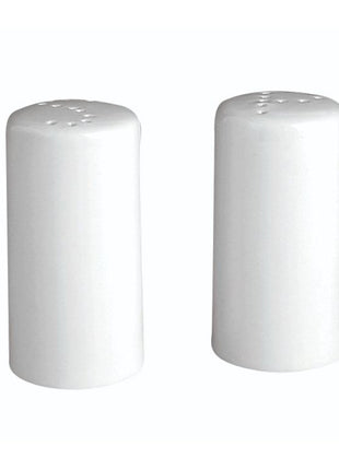 Cylindrical Porcelain Salt Shaker | 7.7 x 4 cm