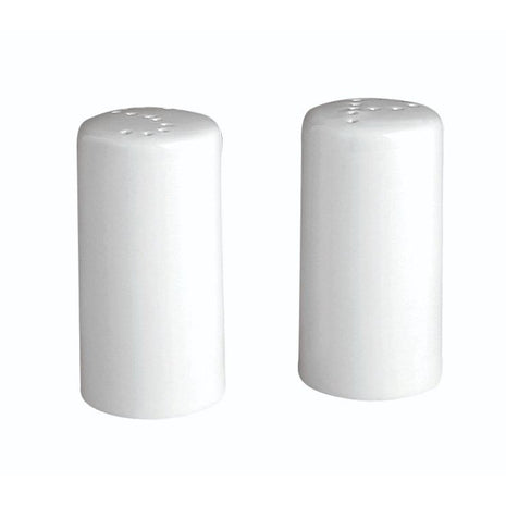 Cylindrical Porcelain Salt Shaker | 7.7 x 4 cm