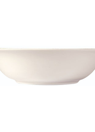 Beige Porcelain Salad Bowl 23 cm