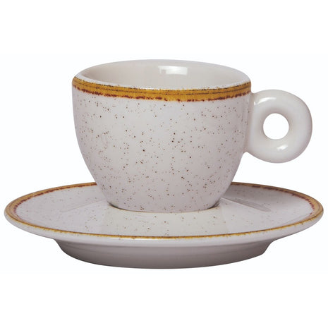 Espresso Cup Set with Beige Saucer 70 ml