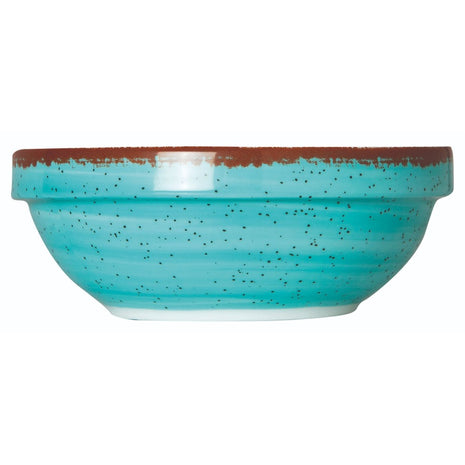 Stackable Turquoise Porcelain Bowl 14 cm