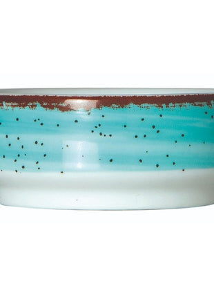 Stackable Turquoise Porcelain Bowl 7 cm