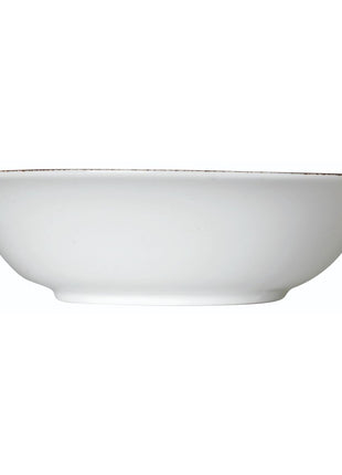 Brown Porcelain Salad Bowl 23 cm