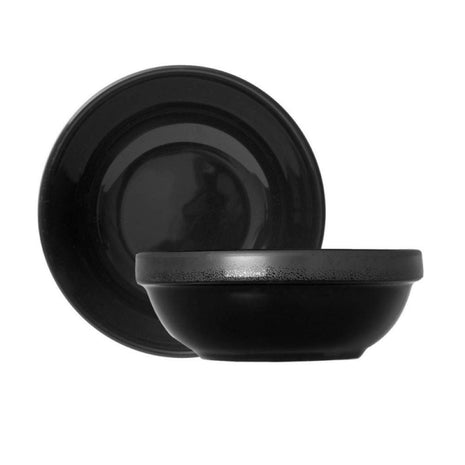 Stackable Black Porcelain Bowl 14 cm