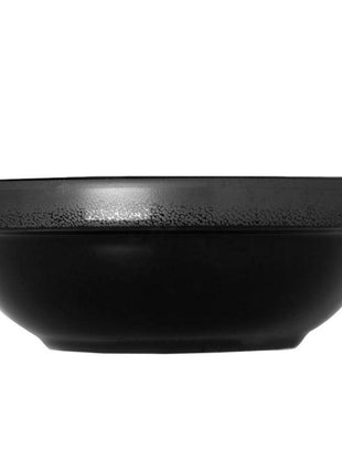 Stackable Black Porcelain Bowl 14 cm