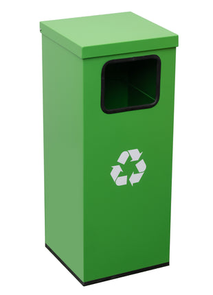 Square Recycling Bin with Lid