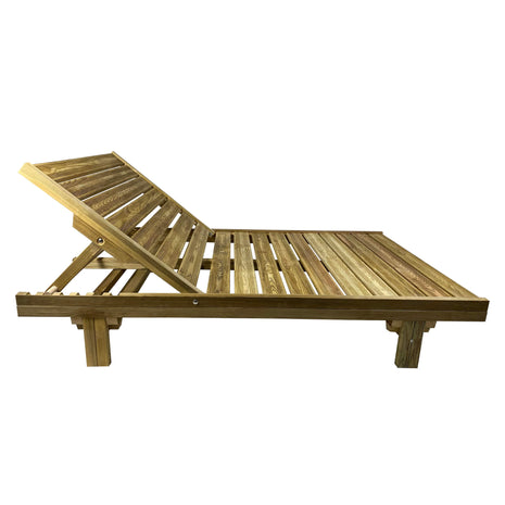 Sunbed - Bed Wooden Impregnation 200 x 125 cm