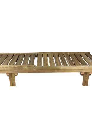 Sunbed Semi-double Wooden Soaking 200 x 120 cm