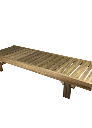 Sunbed Wooden Soaking Economical 200 x 62 cm