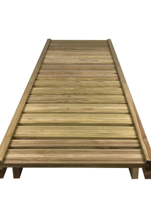 Sunbed Wooden Soaking Economical 200 x 62 cm