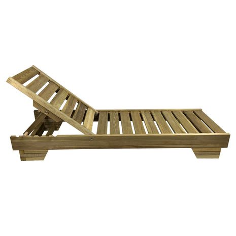 Soaking wooden Sunbed 200 x 68 cm