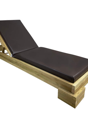 Soaking wooden Sunbed 200 x 68 cm