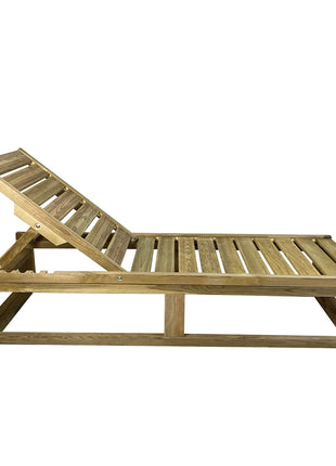 Soaking wooden Sunbed 200 x 68 cm