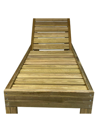 Soaking wooden Sunbed 210 x 68 cm