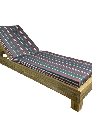 Soaking wooden Sunbed 210 x 68 cm