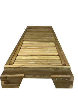 Soaking wooden Sunbed 210 x 75 cm