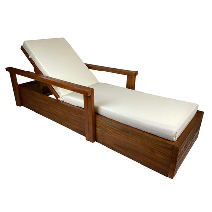 Soaking wooden Sunbed 210 x 62 cm