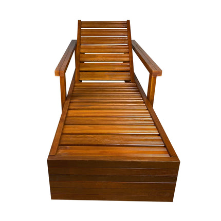 Soaking wooden Sunbed 210 x 62 cm