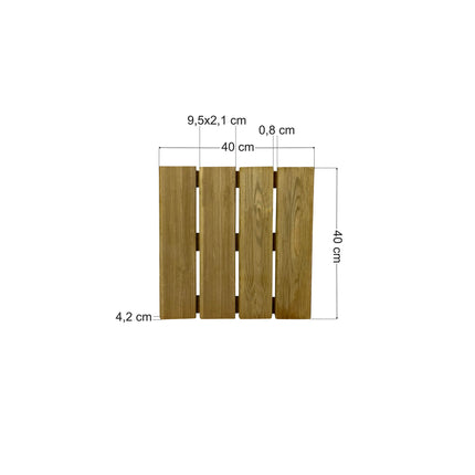 Floor - Outdoor Deck Tile | 40 x 40 cm