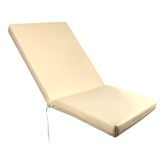 Sezlong Sunbed Mattress Leatherette in Sugar Color