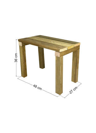 Wooden Beach Table | 48 x 27 x 36 cm