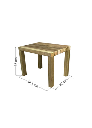 Τραπεζάκι Παραλίας Ξύλινο | 44,5 x 32 x 36 cm