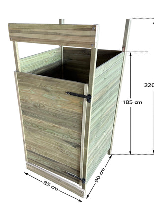 Beach Changing Room Wooden | 85 x 90 x 220 cm