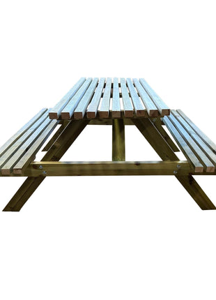 Wooden Picnic Bench for 6 People