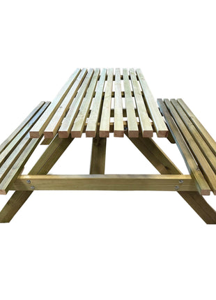 Wooden Picnic Bench for 6 People