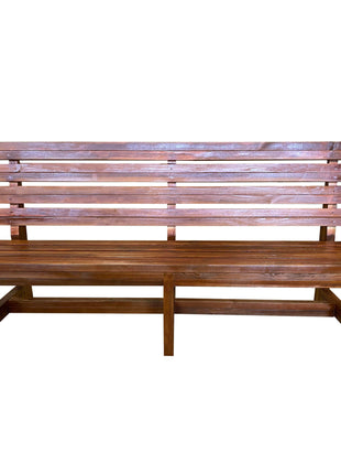 4 Person Wooden Bench | 200 x 55 x 96 cm