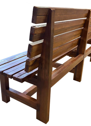 4 Person Wooden Bench | 200 x 55 x 96 cm