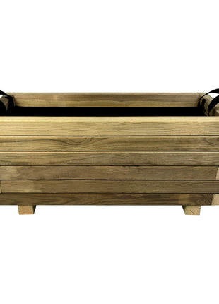 Rectangular Wooden Planter | 70 x 30 x 32 cm