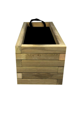 Rectangular Wooden Planter | 70 x 30 x 32 cm