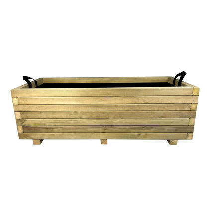 Rectangular Wooden Planter | 110 x 50 x 36 cm