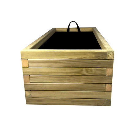 Rectangular Wooden Planter | 110 x 50 x 36 cm