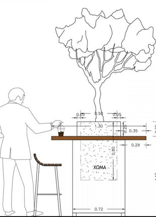 Planter with Passo