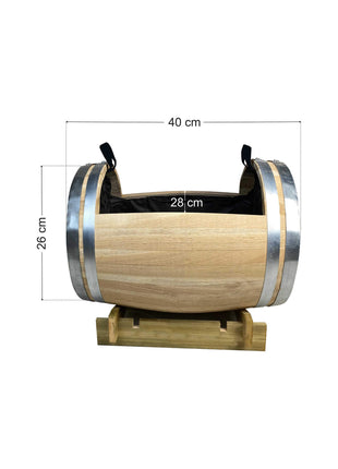 Planter - Barrel | Φ26 x 40 cm