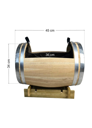 Planter - Barrel | Φ34 x 45 cm