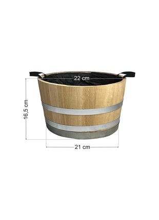 Pot - Half Barrel | Φ21 x 16.5 cm