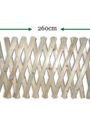Φράχτης Κήπου Πτυσσόμενος | 260 x 80 cm