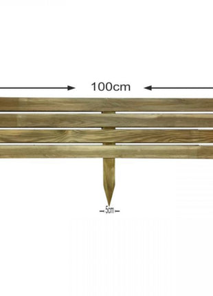 Διαχωριστικό Παρτέρι - Οριζόντιο| 100 x 40 cm