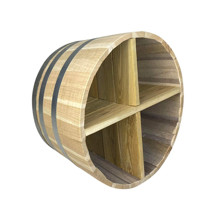Barrel Shelf with 4 Dividers | Φ28 x 20 cm