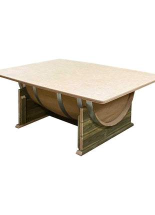 Barrel Coffee Table | 110 x 85 x 43 cm