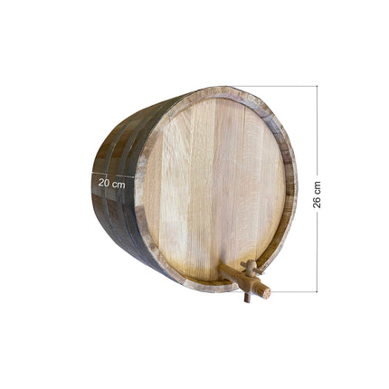 Decorative Wall Barrel | Φ26 x 20 cm