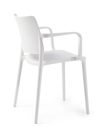 Polypropylene Armchair White | 56.3 x 53.5 x 79.5 cm