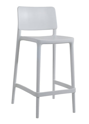 White Polypropylene Stool 65 cm | 47.8 x 50.75 x 89.4 cm