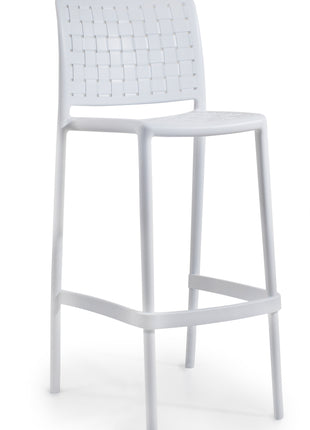 White Polypropylene Stool 65 cm | 47.8 x 50.75 x 94.6 cm