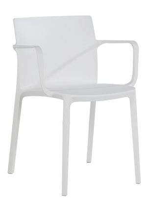 Polypropylene Armchair White | 57 x 54 x 78 cm